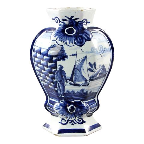 DELFT Vase, um 1800,
