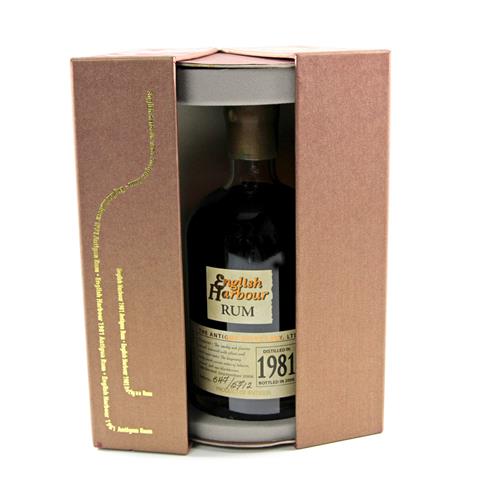 1 Flasche ENLISH HARBOUR Rum, 1981, 25 Jahre alt,