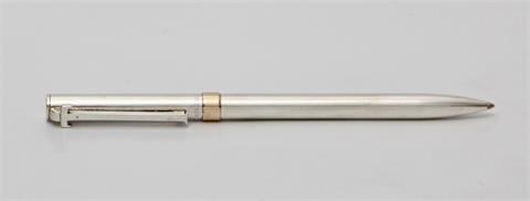 TIFFANY&Co. exklusiver Kugelschreiber. Silber 925 mit GG 18K Goldeinlage.