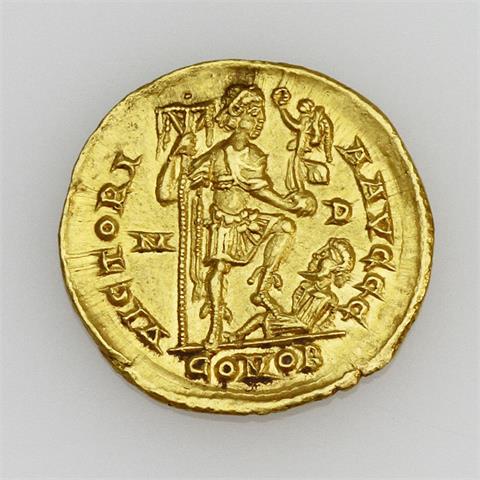 Antike Römisches Ostreich - Honorius (393-423 n. Chr.) , GOLD Solidus,