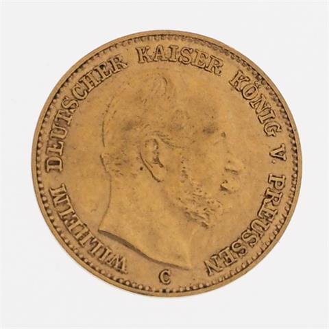 Preußen / Gold - 5 Mark 1977 C, Wilhelm I., 1861-1888,