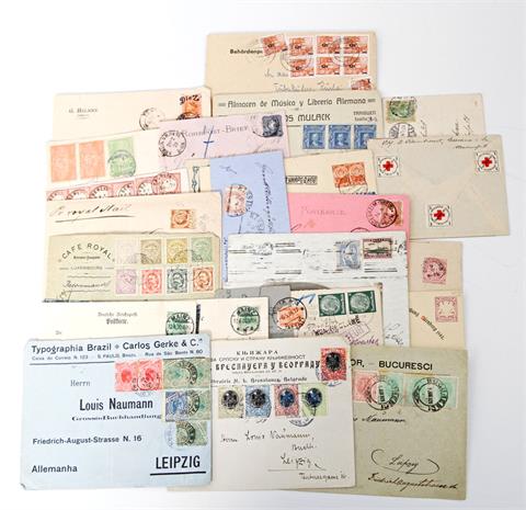 Briefe und Karten - ca. 25 Stück, Schwerpunkt vor 1945,