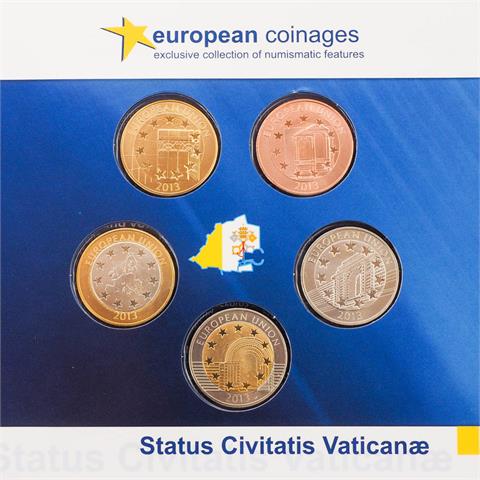 Vatikan - 5 Medaillen Thematik 'European Coinages',