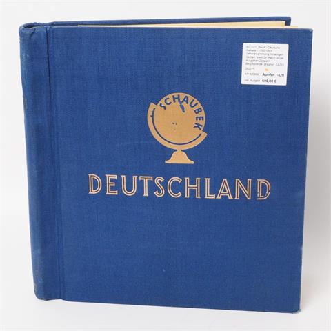 AD / DT. Reich / Deutsche Gebiete - 1850/1945, Generalsammlung