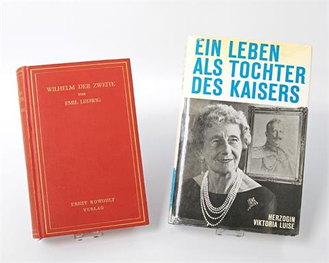 Konvolut - Buch 'Ein Leben als Tochter des Kaisers / Herzogin Viktoria Luise', dazu innenliegend 'Ordnung des