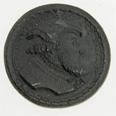 Medaille - Kurpfalz/Ottheinrich, Schöner alter Abguss der Medaille von Ludwig Neufahrer o.J.