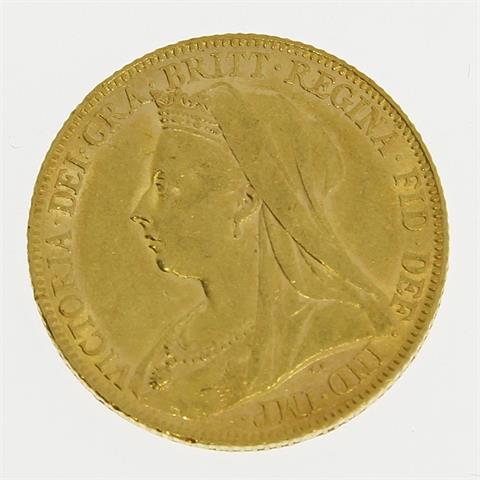 Großbritannien/GOLD - 1 Pound 1899, Victoria I., 1837-1901,