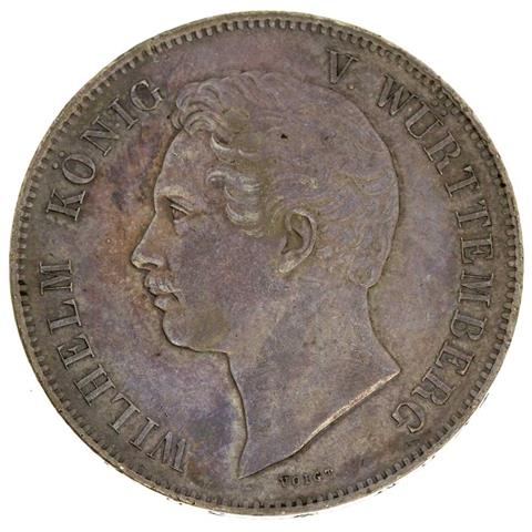 Württemberg - 3 1/2 Gulden / Doppeltaler 1855, Wilhelm I., 1816-1864,