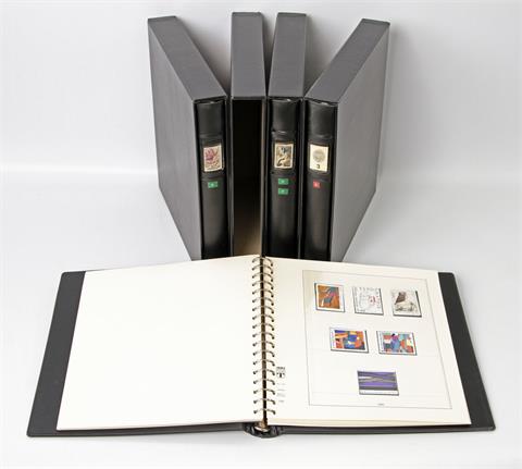 Briefmarken - Frankreich. Postfrische Sammlung in 4 Vordruckalben ab 1938 bis 1989.