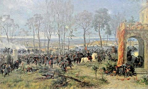 SCHOTT, KARL ALBERT V. (1840-1911): Die Schlacht von Sedan.