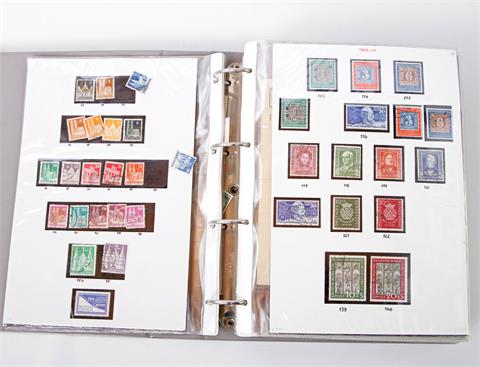 Bund - 1948/65, gestempelte Sammlung auf selbst gestalteten Seiten,