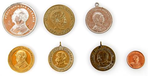 Konvolut: Weitere Bismarck-Medaillen