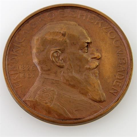 Medaille - Friedrich Grossherzog v. Baden, 40 Jahre Deutsches Reich,