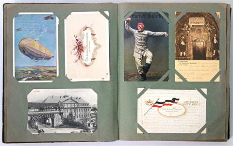 1. Weltkrieg / Postkarten - Knapp 300, überwiegend postalisch beförderte Karten,