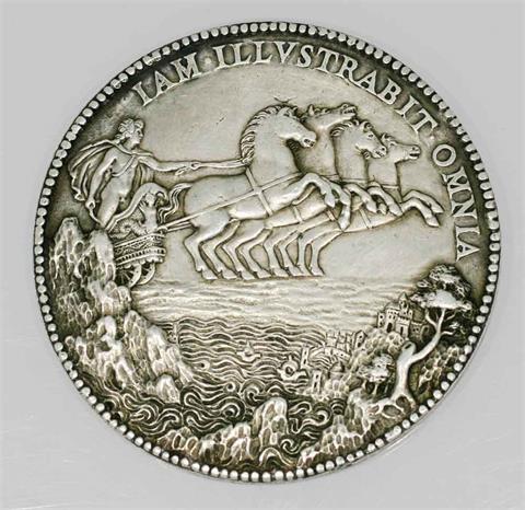 Medaille - Spanien, Silbermedaille 1555 v. Jacopo Nizzola da Trezzo,