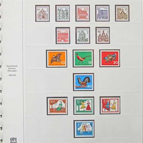 Briefmarken - Berlin 1948 - 1990. Komplette Postfrische Sammlung ab Mi Nr. 1. Rot und Schwarzaufdruck sowie Block 1 sign.