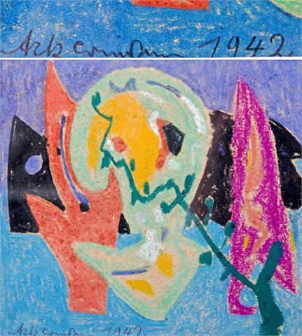 ACKERMANN, MAX (1887-1975): Ohne Titel (Abstraktion), 1942.