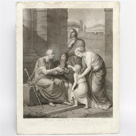 BONATO, Pietro (1765-1820), 'Date obolum Belisario', Radierung.