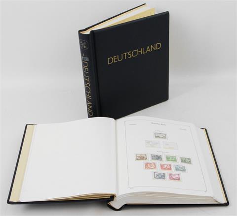 Dt. Reich - aus 1872/1945, Sammlung in 2 Vordruckalben,