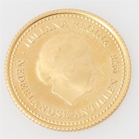 Niederländisch Antillen/GOLD - 100 Gulden 1978,