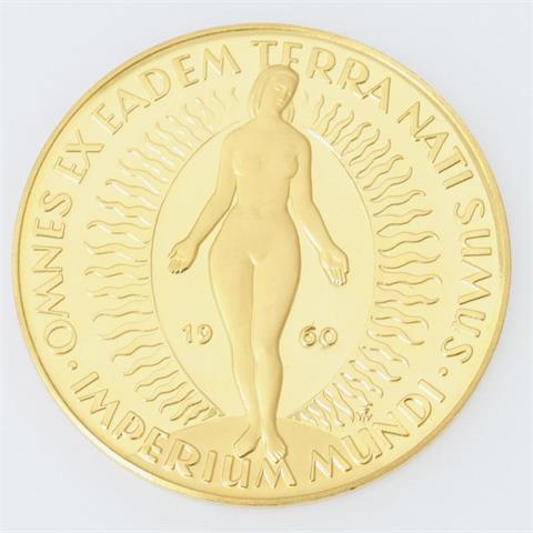 Aureus Magnus - Medaille zu 10 Dukat, GOLD,