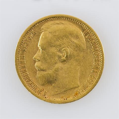 Russland/Gold - 15 Rubel,
