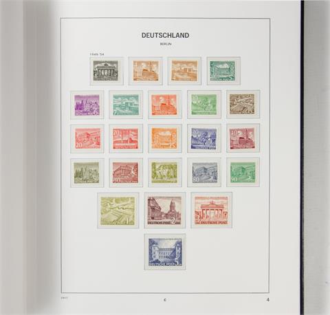 Briefmarken - Berlin. Top Postfrische Sammlung Berlin Komplett. Mi Nr. 1-74 sowie Block 1 signiert Schlegl. Mi Nr. 42 -60