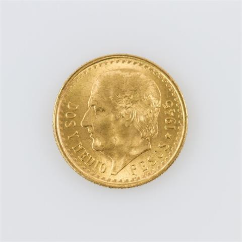 Mexico / GOLD - 2,5 Pesos - 1/4 Hidalgo, 1945