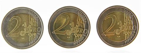 Finnland - 3 x 2 Euro EU Erweiterung 2004,
