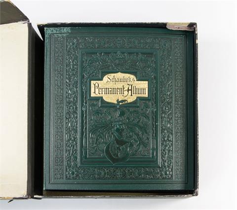 Briefmarken - Wunderschönes Schaubek Album ca. 1920 mit Marken Gesamteuropa. Das Album ist sehr gut bestückt und sollte