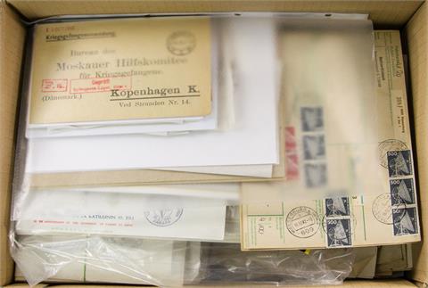 Sammlernachlass mit einigen Hundert Briefen und Karten, meist modernes Material mit ETB und FDC,