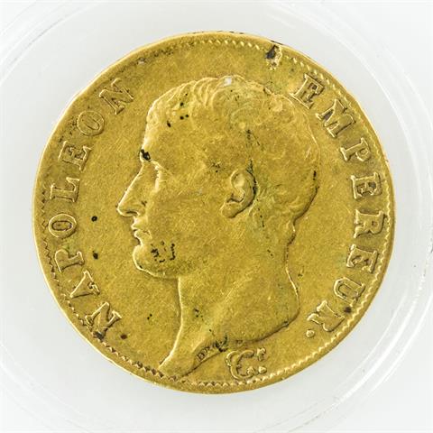 Frankreich - 40 Francs, Napoleon, 1806, GOLD,
