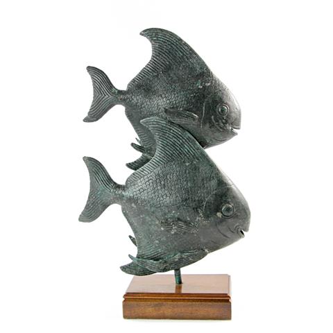 Skulptur "Fische", 20. Jhd.
