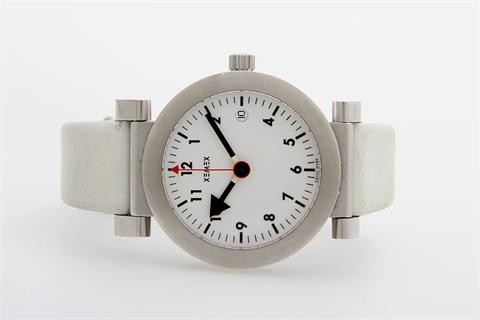 XEMEX Armbanduhr "Design Külling". Edelstahl. D: ca. 36mm (ohne Krone).