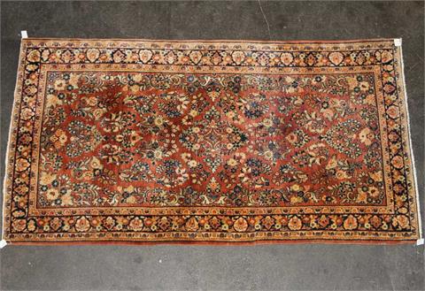 Orientteppich. SAROUGH alt/PERSIEN, um 1910, 270x143