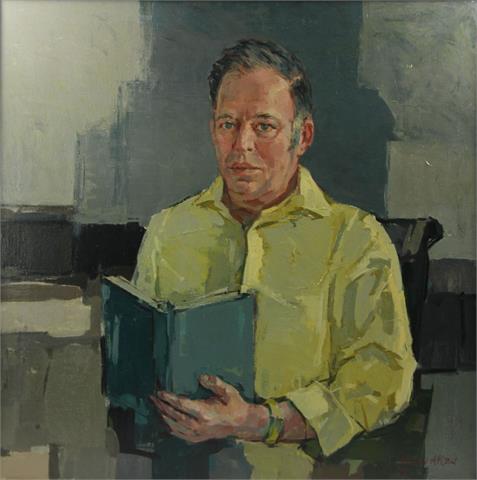 AKEN, WIM VAN (1933-2015): "Portrait Werner Zwillenberg", 1971.