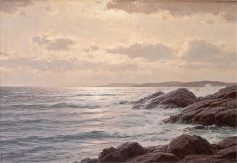 KENZLER, CARL (1872 - 1947): Küstenmorgen.