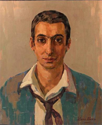 AKEN, WIM VAN (1933-2015): Portrait eines jungen Mannes, 1962.