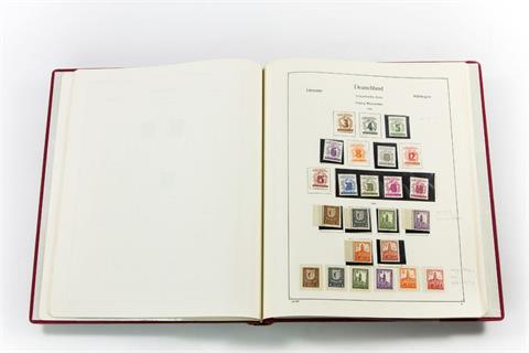 Briefmarken - SBZ. Sammlung im Kabe Album ab OPD Berlin. Postfrisch und gestempelt gesammelt. Dabei Potschta Marke mit Attest