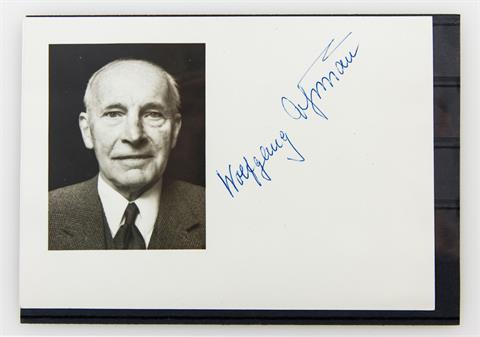 Autographen - Wolfgang von Gronau (1893-1977), ehemaliger Generalmajor,