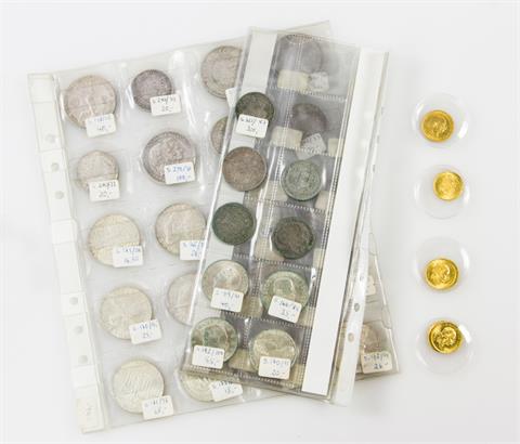 Habsburg/Österreich - Sammlungsteil von 27 Münzen aus