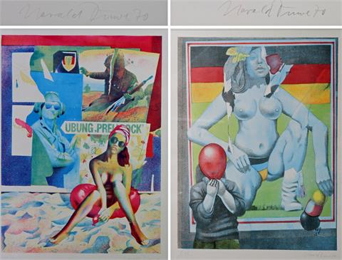 DUWE , HARALD (1936-1984): "Junge Strandschönheit", 1970,