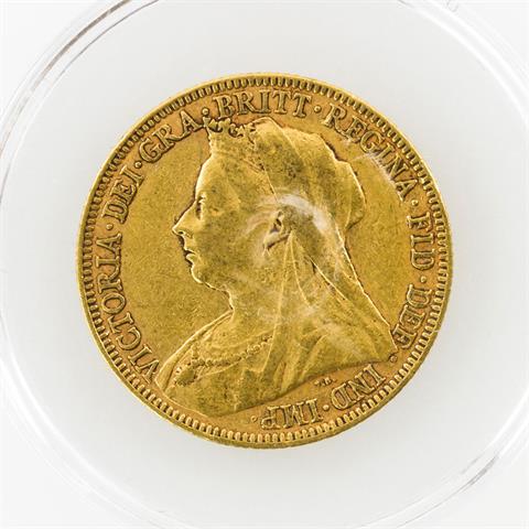 GB - Sovereign Victoria, 1894, GOLD,