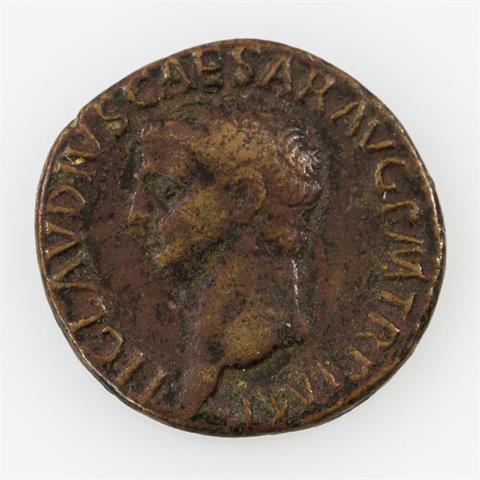 Anikte, röm. Kaiser - Claudius (41-54), AS Rom, 41-42,
