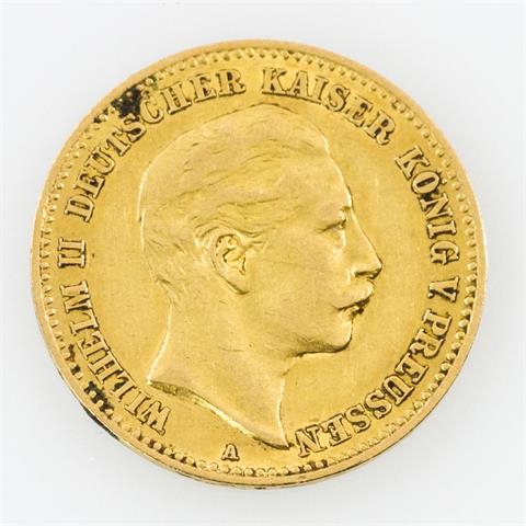 Preussen/GOLD - 10 Mark 1898 A, Wilhelm II.,