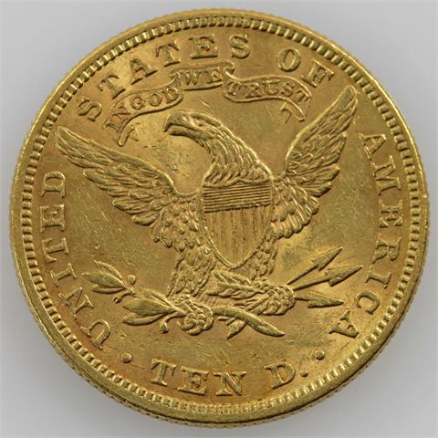 USA/GOLD - 10 Dollars 1898, Liberty Head,
