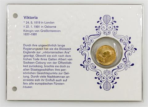 Großbritannien/GOLD - 1 Sovereign 1892, Victoria,