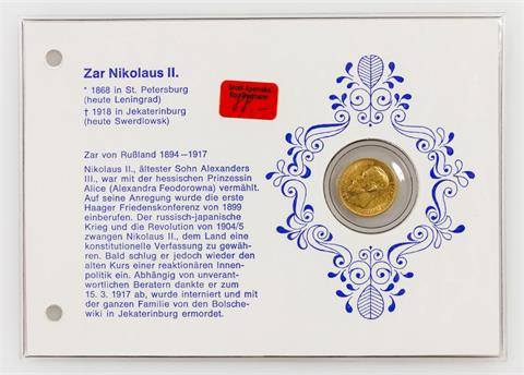 Russland/GOLD - 5 Rubel 1898 r, Zar Nikolaus II.,