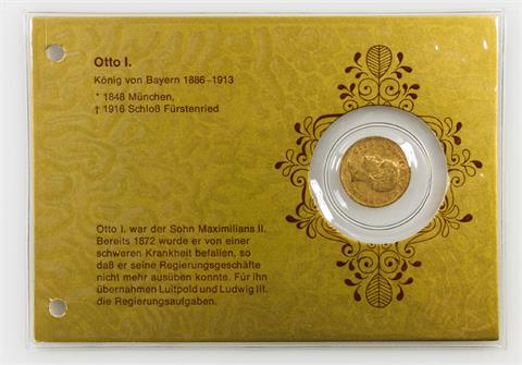 Bayern/GOLD - 20 Mark 1900 D, Otto I. v. Bayern,