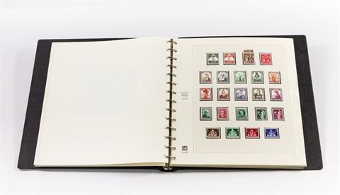 Briefmarken - Deutsches Reich. Safe Vordruckalbum ab 1933 - 45. Es wurde in postfrisch und Falz gesammelt.